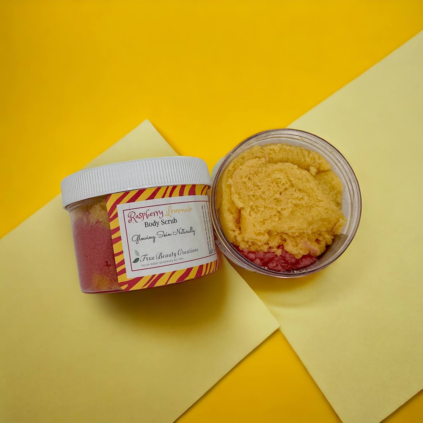 Raspberry Lemonade Whipped Scrub