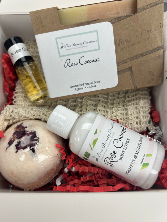 Rose Coconut Self-Care Box