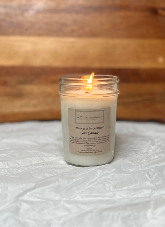 Honeysuckle & Jasmine Soy Candle