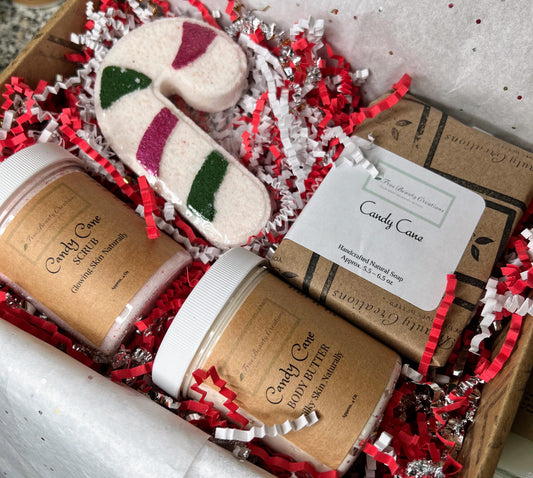 Candy Cane Gift Box