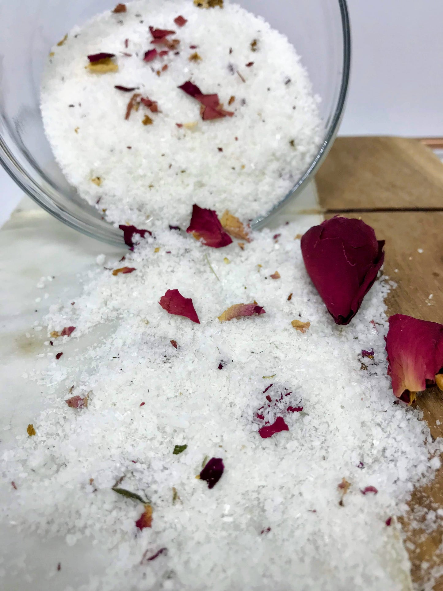 Rose Coconut Soaking Salts